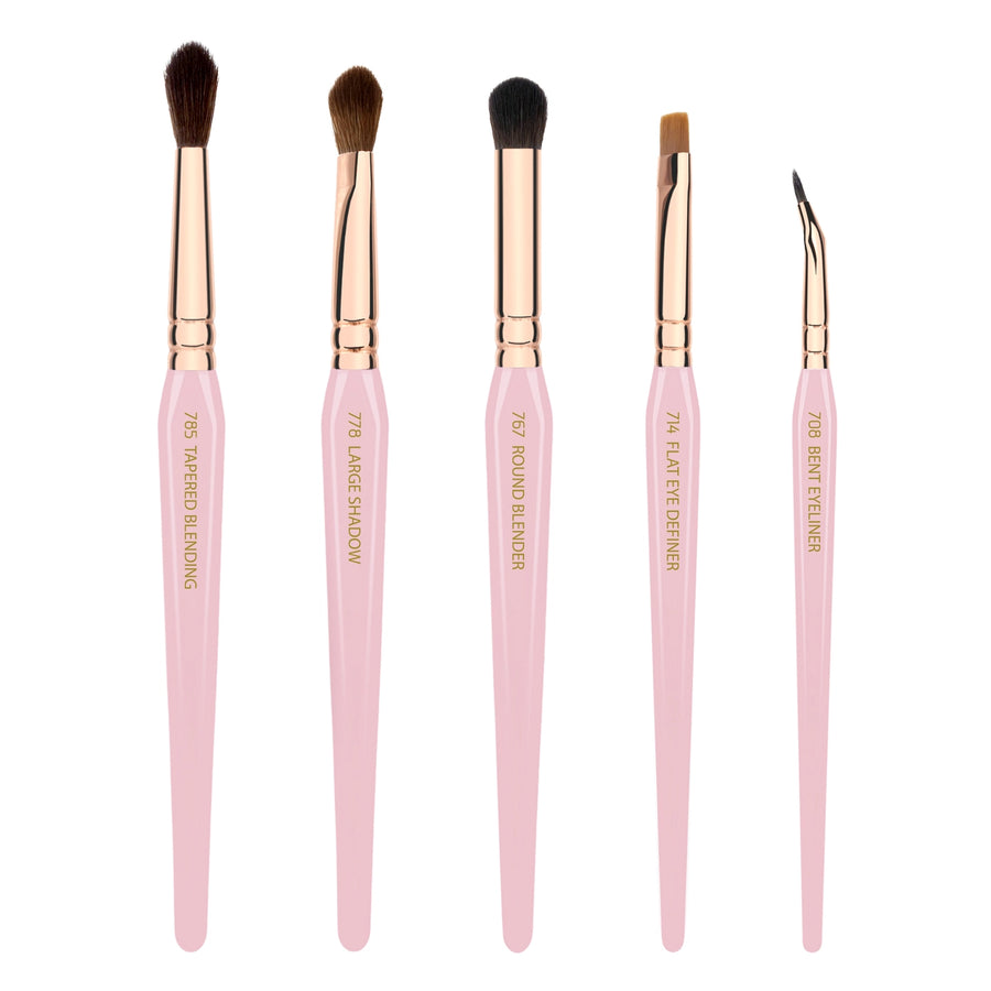 BDELLIUM PINK GOLDEN TRIANGLE EYES BRUSH SET